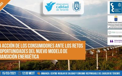 El proyecto MACLAB-PV, liderado por el ITER, colabora con el Observatorio de la Calidad de Tenerife en una jornada online sobre los retos y oportunidades del nuevo modelo de transición energética